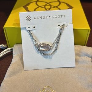 Opal Elisa double strand necklace